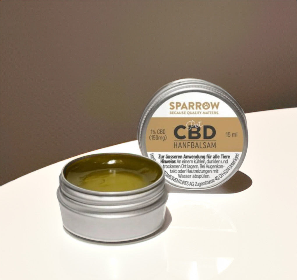 BAUME au chanvre 1% CBD
SPARROW pot de 15ml