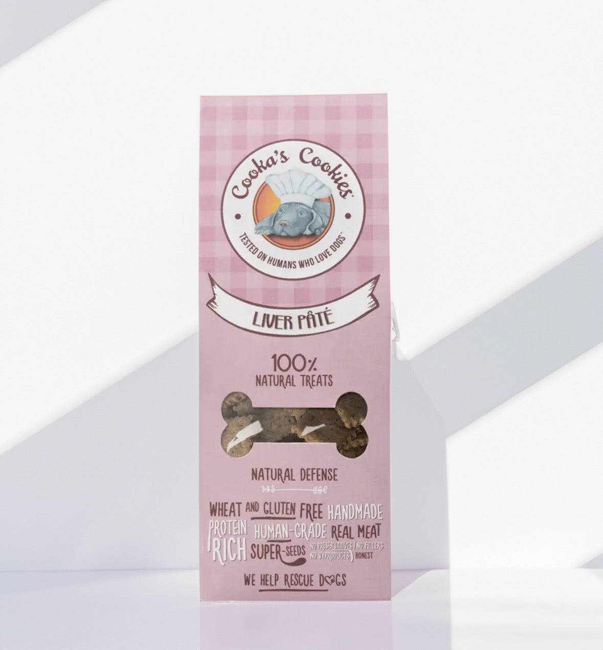 Friandises PATÉ DE FOIE forme carrée - COOKA'S COOKIES