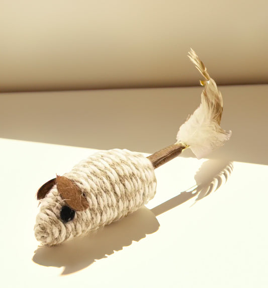 Souris sisal avec queue Matatabi